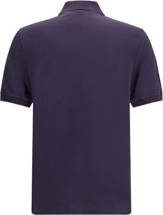 Brunello Cucinelli Cotton Polo Shirt - Purple