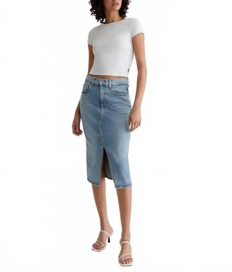 AG - Adriano Goldschmied Alicia Skirt In Eclipsed