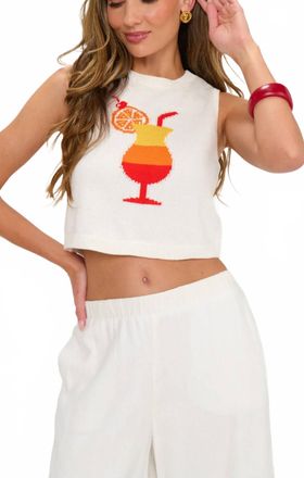 Show me your Mumu Milo Tank In Cocktail Graphic