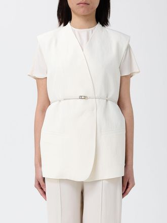 Fabiana Filippi Tailored Vest in Linen Blend