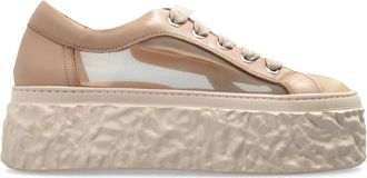 AGL Magma Mesh - Dames - Sneakers - Beige - 41 EU - Leer - Schoenen