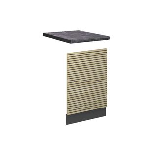 Vicco Panel Frontal Fame-line, Panel De Roble, 45 Cm, Et Antracita