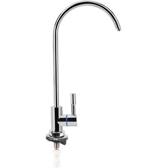 OEM Grifo Con Filtro De Agua Crezuo, Elegante Grifo Curvo Para Beber En Aleaci&oacute;n Inoxidable, Giratorio 360 Grados, Acabado Cromado Para El Hogar.-crezuo