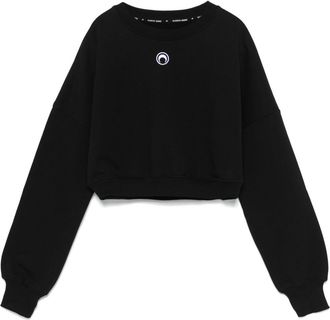 Marine Serre Moon Cropped Sweatshirt