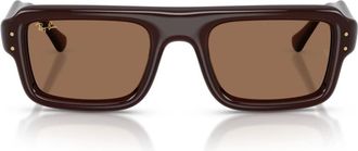 Ray-Ban unisex, Accessoires, Bruin, Maat: 52 MM