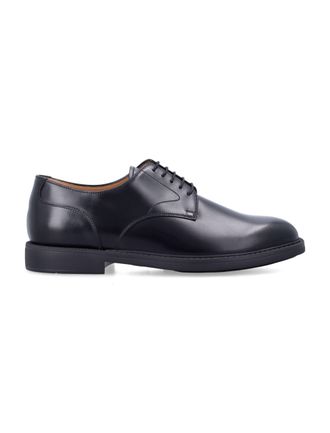 Churchs Polished Leather Derby Shoes With Classic Lace-Up Design