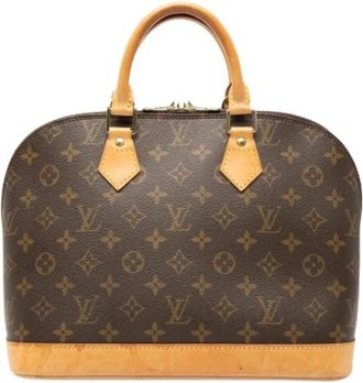 Louis Vuitton Pre-owned Handbags, female, Brown, Size: ONE SIZE Pre-owned Monogram Alma PM