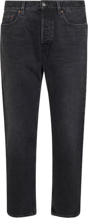 Saint Laurent Straight Jeans, male, Black, Size: W36 Mick Jeans