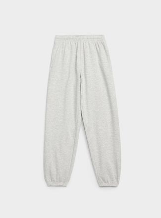 Twik Womens Solid cotton-fleece loose joggers