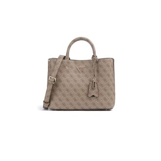 Guess Handbags, female, Brown, Size: ONE SIZE Meridian II Girlfriend Satchel