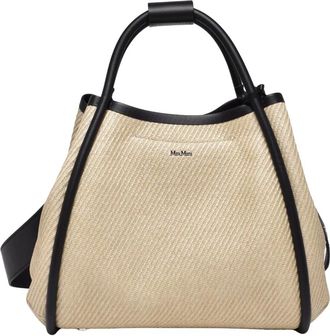 Max Mara Tassen, Dames, Beige, ONE Size, Su&egrave;de, Summermarines Schoudertas
