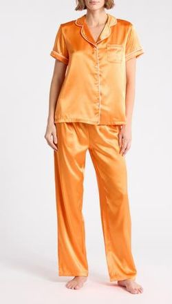 Tart Ginnie Satin Pajamas in Turmeric at Nordstrom Rack, Size X-Large
