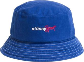 St&uuml;ssy Sports Bucket Hat Navy 1321254-NAVY