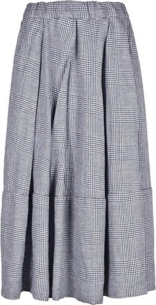 Ricorrrobe Linen Skirt - Blue/White