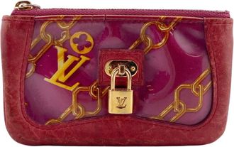 Louis Vuitton Monogram Charm Galle Monogram Pink Monogram Coin Purse/Coin Case (Pre-Owned)