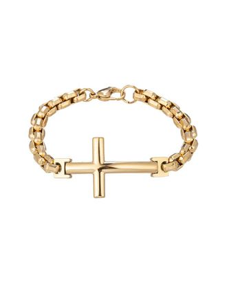 Eyecandy LA Eye Candy La Titanium Cross Me Bracelet