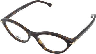MAISON FENDI FE50126I Tortoiseshell Cat-Eye Eyeglasses - Tortoiseshell