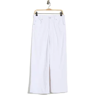 AG - Adriano Goldschmied Cherise Crop Wide Leg Jeans in Gallery White at Nordstrom Rack, Size 26