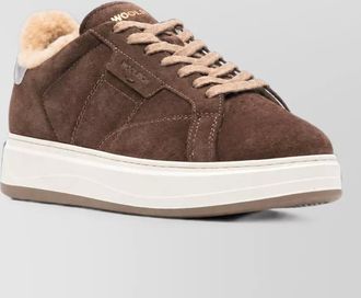 Woolrich leather low-top sneakers
