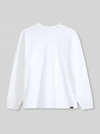 Levi's Relaxed Fit Langarmshirt aus reiner Baumwolle in Weiss, Gr&ouml;&szlig;e XL
