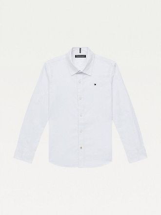 Tommy Hilfiger Overhemd van katoenen stretchpoplin