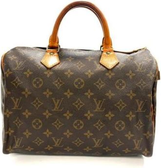Louis Vuitton Pre-owned Vintage Monogram Handtas - Dames - Vintage Handtas - Bruin - ONE Size - Vintage