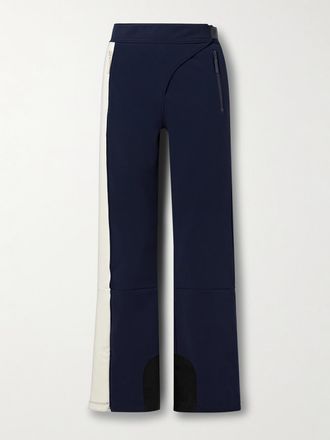Cordova Pantaloni Da Sci In Jersey Tecnico Stretch Bicolore Furano - Blu