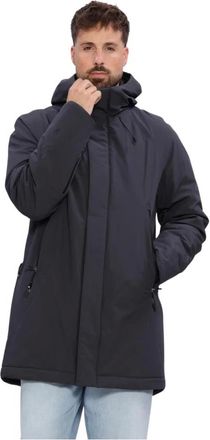 KRAKATAU Qm613 Parka - Heren - Mantels - Grijs - Maat: XL Zijde