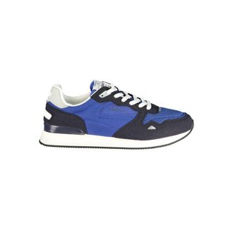 Gas Blauw Polyester Heren Sneakers