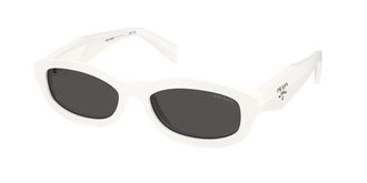 Prada PR D24S 17K08Z Womens Sunglasses White Size 54