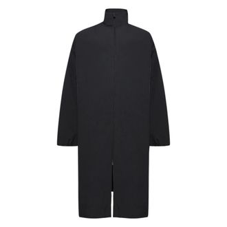 Fear of God Single-Breasted Coats, male, Black, Size: XL Black Nylon Field Trench Coat
