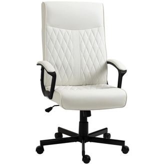 Vinsetto Silla de oficina 65x72x112.5 cm crema