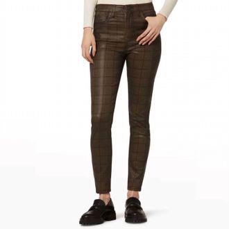 Joe's Charlie High Rise Ankle Coated Jeans In Butterscotch