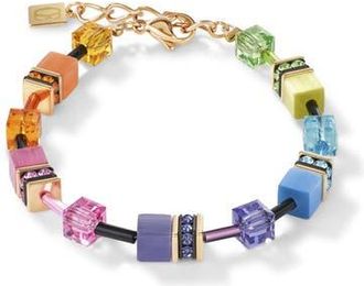 Coeur de Lion Geocube Rainbow Bracelet in Multicolor at Nordstrom, Size 8.5