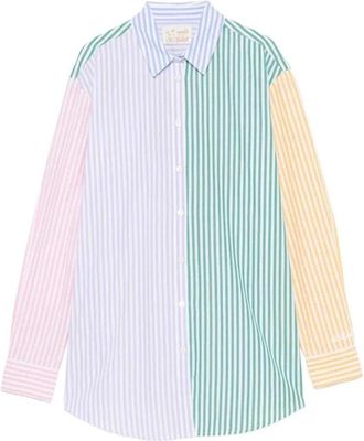 MC2 Saint Barth Brigitte Shirt - Dames - Overhemden - Veelkleurig - XS - Katoen - Overhemden