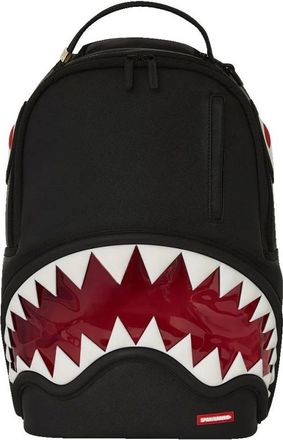 Sprayground Backpacks, unisex, Black, ONE SIZE, Rubber Teeth Shark Backpack in Black Red