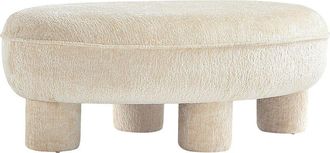 Manhattan Comfort Tribeca Chenille Accent Ottoman