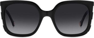 Carolina Herrera HER 0128/S 80S/9O Womens Sunglasses Black Size 54