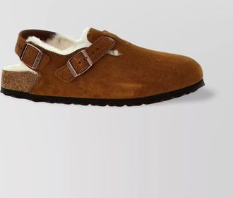 Birkenstock clogs adjustable strap rubber sole