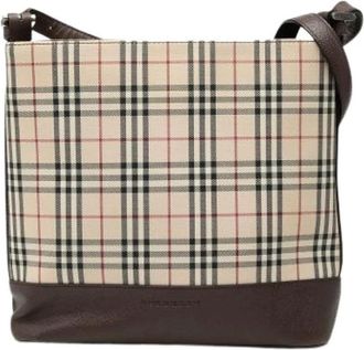 Burberry Pre-owned Cross Body Bags, female, Beige, Size: ONE SIZE Pre-owned Vintage Shoulder Bag