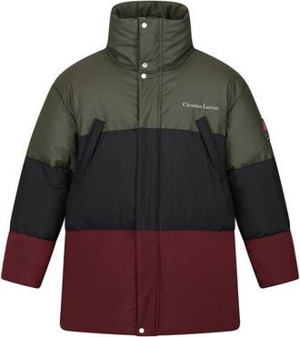 Regatta Christian Lacroix Barbegal Baffled Padded Jacket in Dark Khaki And Black at Nordstrom, Size Xx-Large