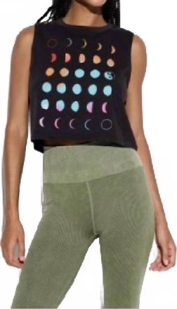 Spiritual Gangster Eclipse Spirt Crop Tank In Black