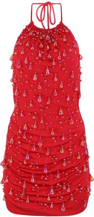 Cult Gaia Abito con decorazione - Rosso