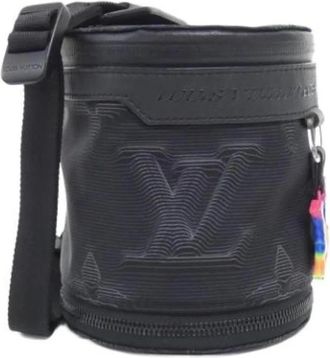 Louis Vuitton Pre-owned Vintage Bucket Bag - Dames - Vintage Tas - Zwart - ONE Size - Nylon - Vintage