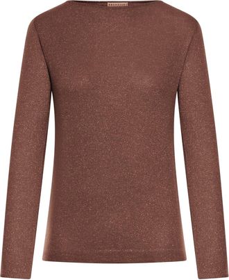 Brunello Cucinelli LIGHTWEIGHT CASHMERE AND SILK SPARKLING SWEATER - Brunello Cucinelli - Woman