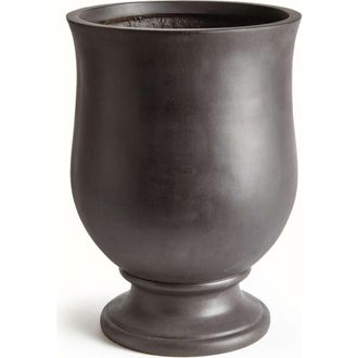 Napa Home & Garden Fibreclay Josie Round Footed Planter in Black at Nordstrom
