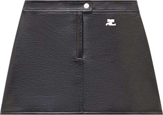 Courr&egrave;ges Flared Mini Skirt
