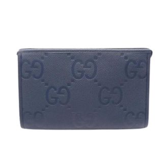 Gucci Pre-owned Vintage Clutch Bag - Heren - Vintage Clutch - Blauw - ONE Size - Leer - Vintage