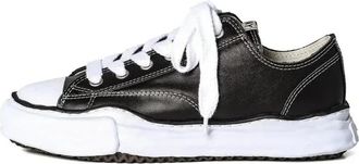 Miharayasuhiro Peterson OG Sole Leather Low Black A06FW736-BLACK
