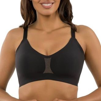 Affinitas Simplicity Seamless Wire-Free Bra in Black at Nordstrom, Size X-Large